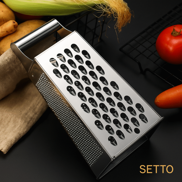 Stainless Steel 4-Sided Grater