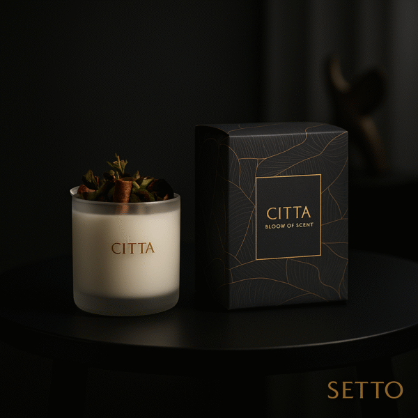 Luxury Floral Scented Candle