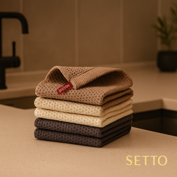 Classic Waffle Cotton Kitchen Towel