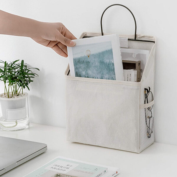Wall-Mounted Fabric Storage Organizer