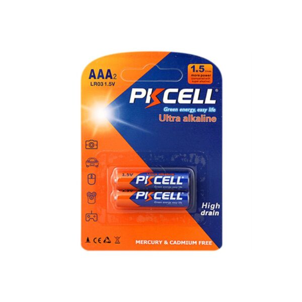 PKCELL Ultra Alkaline AAA Batteries – 1.5V