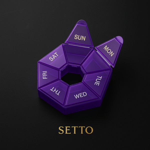 MediRing Weekly Pill Organizer