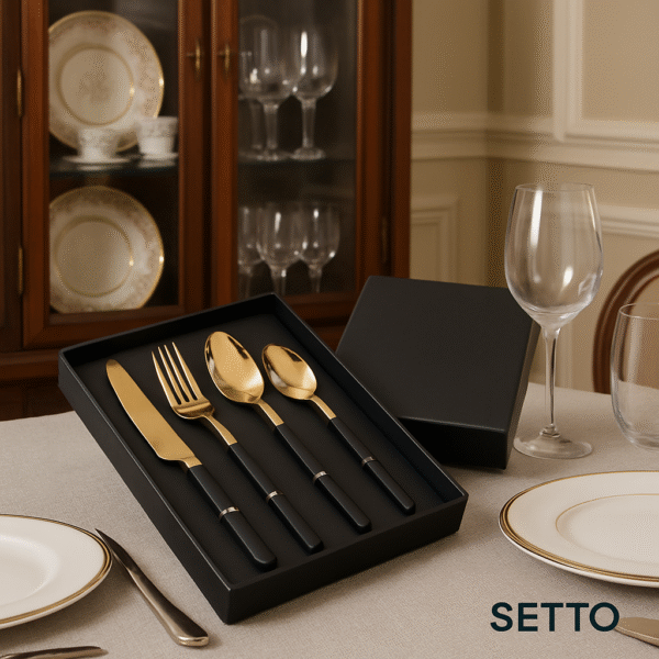 Gold Luxe Cutlery Set
