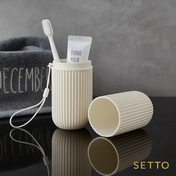 Travel Toothbrush & Toothpaste Holder