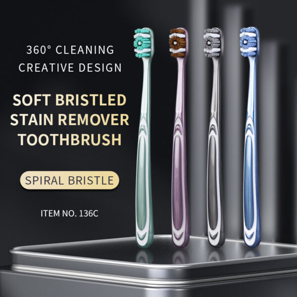 Deep Cleaning Toothbrush – Spiral Bristle 360°