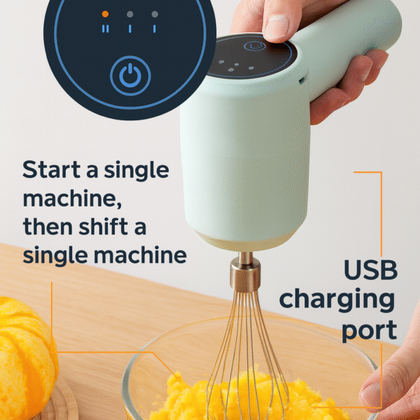 Smart Electric Whisk — USB Rechargeable